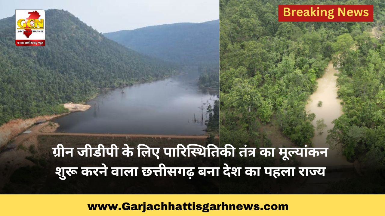 ग्रीन जीडीपी के लिए पारिस्थितिकी तंत्र का मूल्यांकन शुरू करने वाला छत्तीसगढ़ बना देश का पहला राज्य ग्रीन जीडीपी के लिए पारिस्थितिकी तंत्र का मूल्यांकन शुरू करने वाला छत्तीसगढ़ बना देश का पहला राज्य