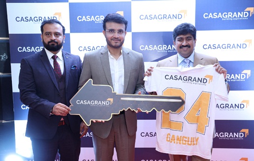 कासाग्रैंड ने सौरव गांगुली के साथ साझेदारी की 