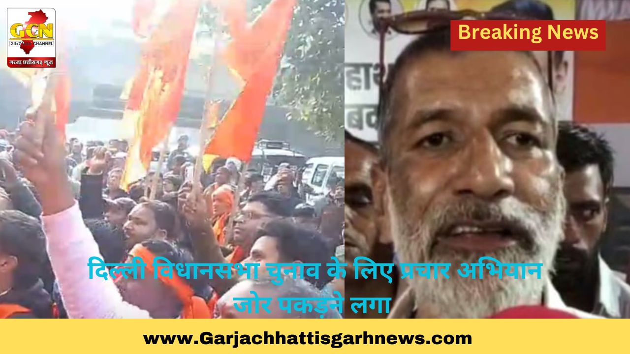 दिल्ली विधानसभा चुनाव के लिए प्रचार अभियान जोर पकड़ने लगा दिल्ली विधानसभा चुनाव के लिए प्रचार अभियान जोर पकड़ने लगा