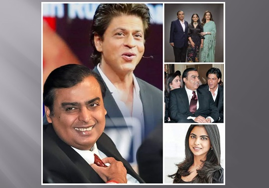 मुकेश अंबानी और नीता अंबानी की लाडली ईशा अंबानी शाहरुख खान को अपना पिता मानती है