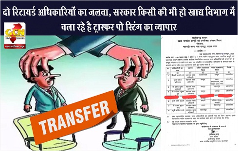 दो रिटायर्ड अधिकारियों का जलवा, सरकार किसी की भी हो खाद्य विभाग में चला रहे है ट्रास्फर पोस्टिंग का व्यापार दो रिटायर्ड अधिकारियों का जलवा, सरकार किसी की भी हो खाद्य विभाग में चला रहे है ट्रास्फर पोस्टिंग का व्यापार