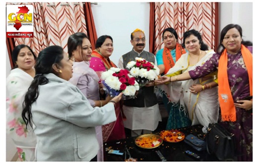 भाजपा महिला मोर्चा ने की नवनिर्वाचित विधायकों का विजय तिलक भाजपा महिला मोर्चा ने की नवनिर्वाचित विधायकों का विजय तिलक