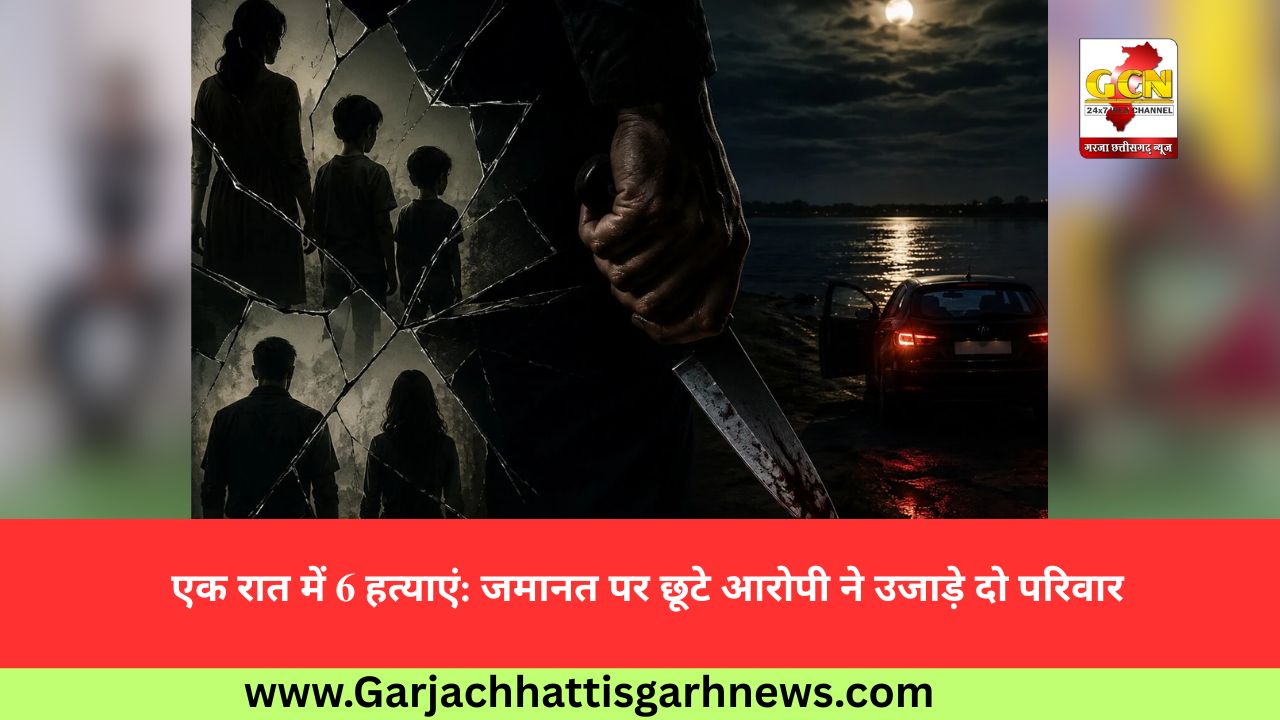 एक रात में 6 हत्याएं: जमानत पर छूटे आरोपी ने उजाड़े दो परिवार