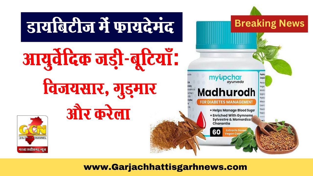 डायबिटीज में फायदेमंद आयुर्वेदिक जड़ी-बूटियाँ: विजयसार, गुड़मार और करेला