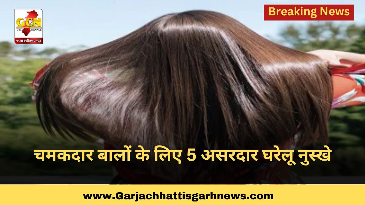 चमकदार बालों के लिए 5 असरदार घरेलू नुस्खे