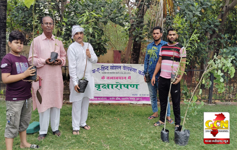 विश्व पर्यावरण दिवस पर संस्था अवाम ए हिन्द सोशल वेलफेयर कमेटी ने छायादार फलदार पौधे रोपित कर किया पौधारोपण : मो. सज्जाद खान, संस्थापक विश्व पर्यावरण दिवस पर संस्था अवाम ए हिन्द सोशल वेलफेयर कमेटी ने छायादार फलदार पौधे रोपित कर किया पौधारोपण : मो. सज्जाद खान, संस्थापक