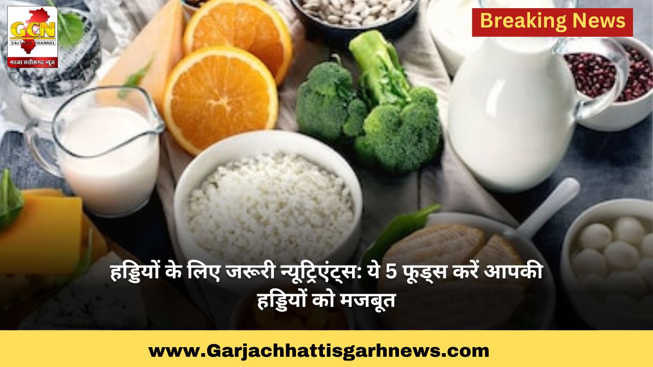 हड्डियों के लिए जरूरी न्यूट्रिएंट्स: ये 5 फूड्स करें आपकी हड्डियों को मजबूत