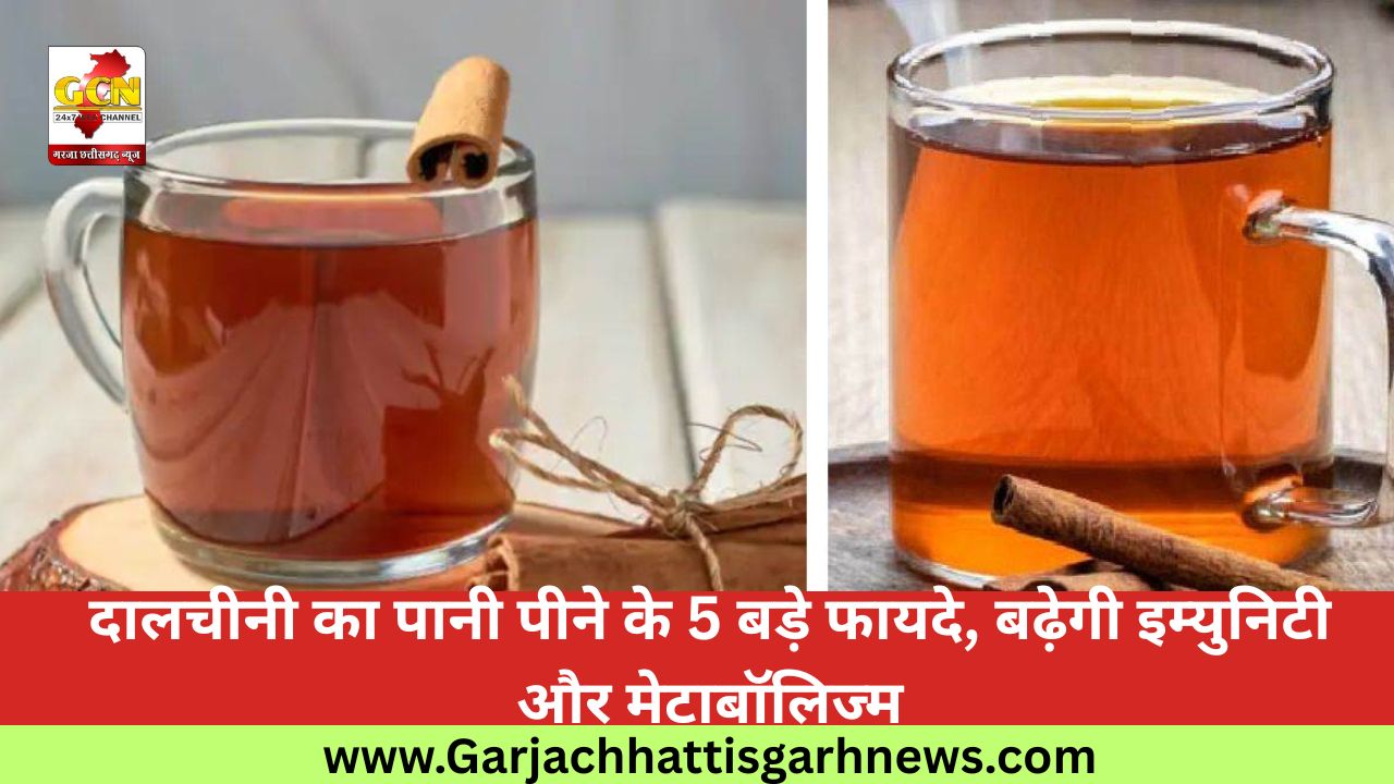 दालचीनी का पानी पीने के 5 बड़े फायदे, बढ़ेगी इम्युनिटी और मेटाबॉलिज्म