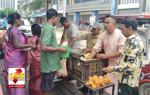 समाजसेवी संस्था अवाम ए हिन्द ने जरूरतमंदों और अस्पतालों में मरीजों को निःशुल्क भोजन मुहैया कराने के साथ फल और मिष्ठान का किया वितरण :