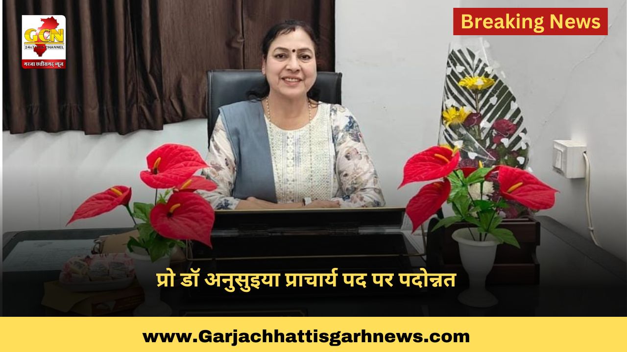 प्रो डॉ अनुसुइया प्राचार्य पद पर पदोन्नत प्रो डॉ अनुसुइया प्राचार्य पद पर पदोन्नत