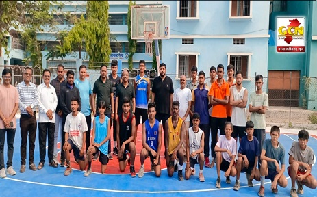 बास्केटबॉल राष्ट्रीय प्रशिक्षण शिविर महासमुंद में।