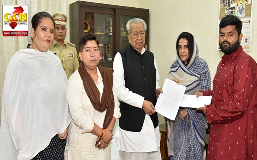 युनिवर्सिटी को बचाने रानी विभा देवव्रत सिंह ने महामहीम राज्यपाल से की फरियाद।