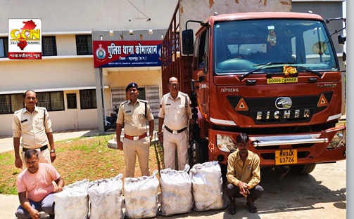 महासमुन्द पुलिस के द्वारा अवैध मादक पदार्थ गांजा पर महासमुन्द पुलिस की बडी कार्यवाही।