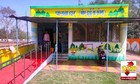 नन्हें-मुन्ने बच्चों के लिए सर्व सुविधायुक्त पालना घर बनकर तैयार 