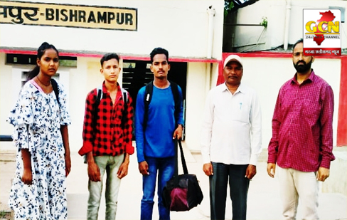 प्रेमनगर स्काउट गाइड नेशनल एडवेंचर केम्प पचमढ़ी के लिए रवाना