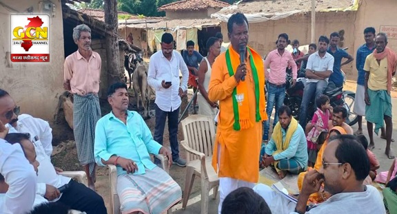 भाजपा प्रत्याशी भूलन सिंह का जनसंपर्क तेज 