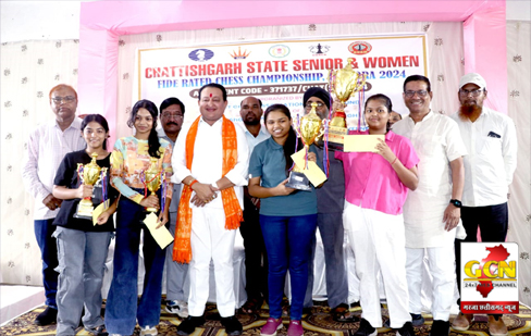 दुर्ग के आशुतोष बैनर्जी व रायपुर के तनिषा ड्रोलिया को मिला राज्य चैंपियन का खिताब