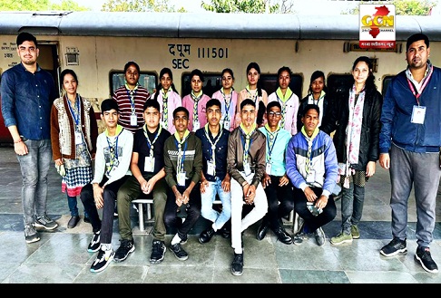 आपदा प्रबंधन साहसिक गतिविधियों में भाग लेने स्काउट गाइड का जत्था पचमढ़ी रवाना