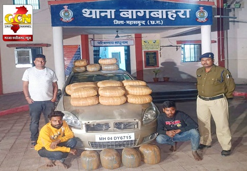 महासमुन्द पुलिस  द्वारा गांजा तस्करो पर लगातार कार्यवाही...